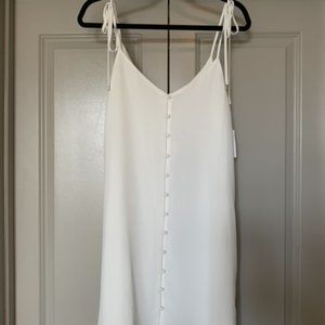 White slip dress